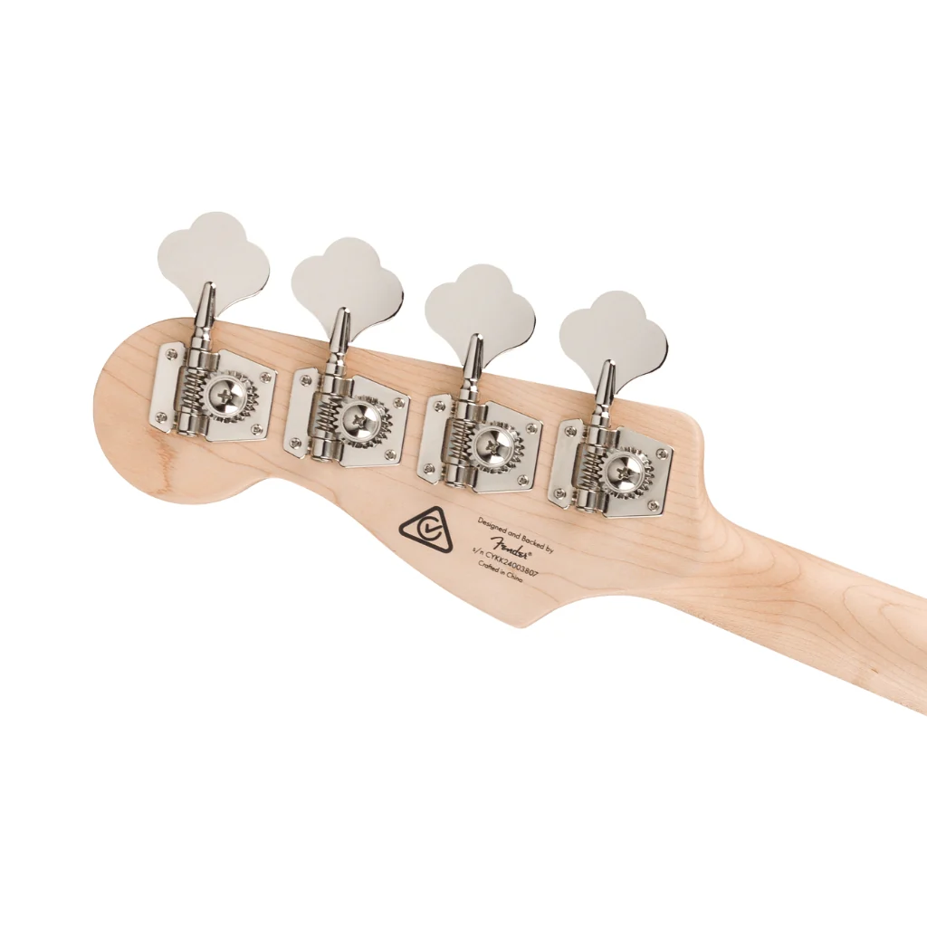 Squier FSR Affinity Series Active Jazz Bass - Charcoal Frost Metallic, Laurel Fingerboard - Image 6