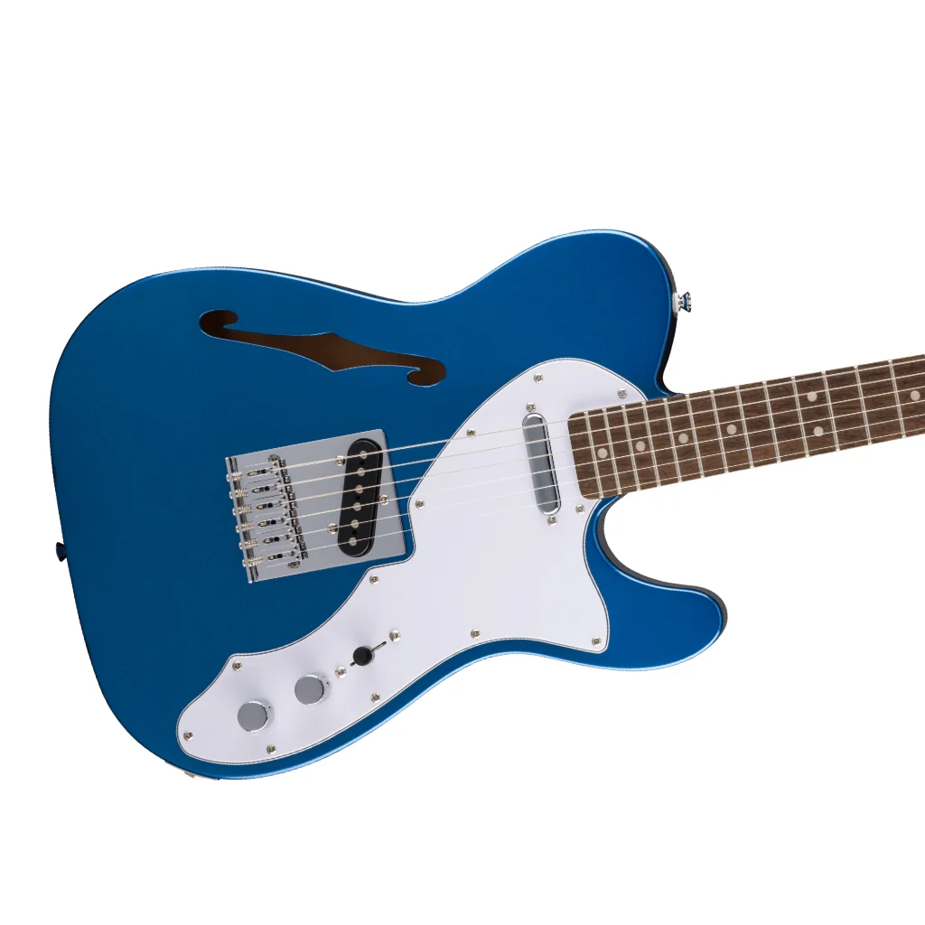 Squier Limited Edition Affinity Series Telecaster Thinline - Lake Placid Blue, Laurel Fingerboard - Image 8