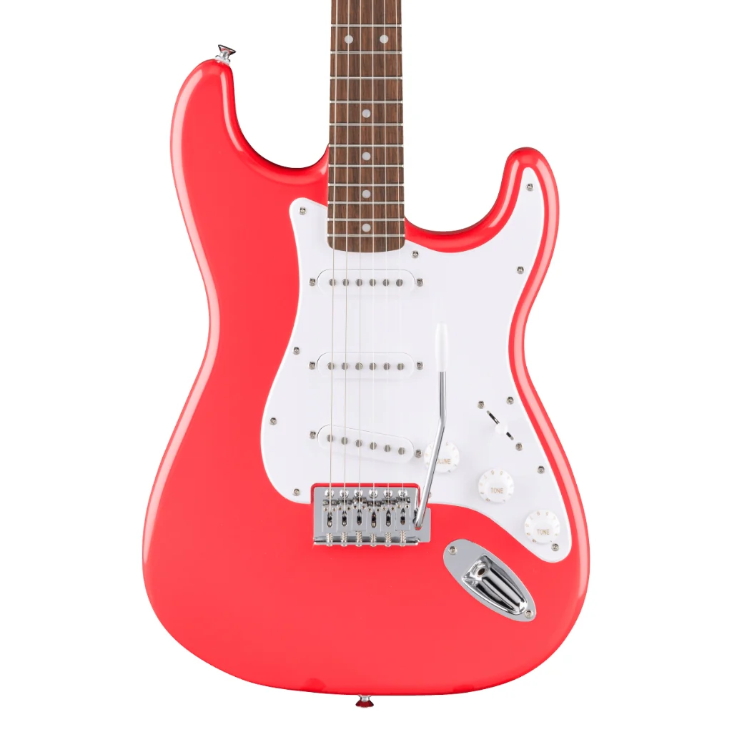 Squier Limited Edition Squier Sonic Stratocaster - Fiesta Red, Laurel Fingerboard