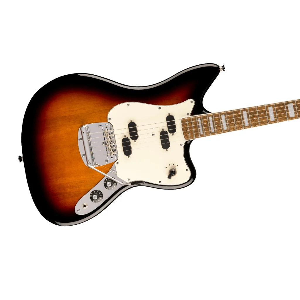 Squier Paranormal Electric VI Laurel Fingerboard Electric Guitar - 3-Color Sunburst - Image 8