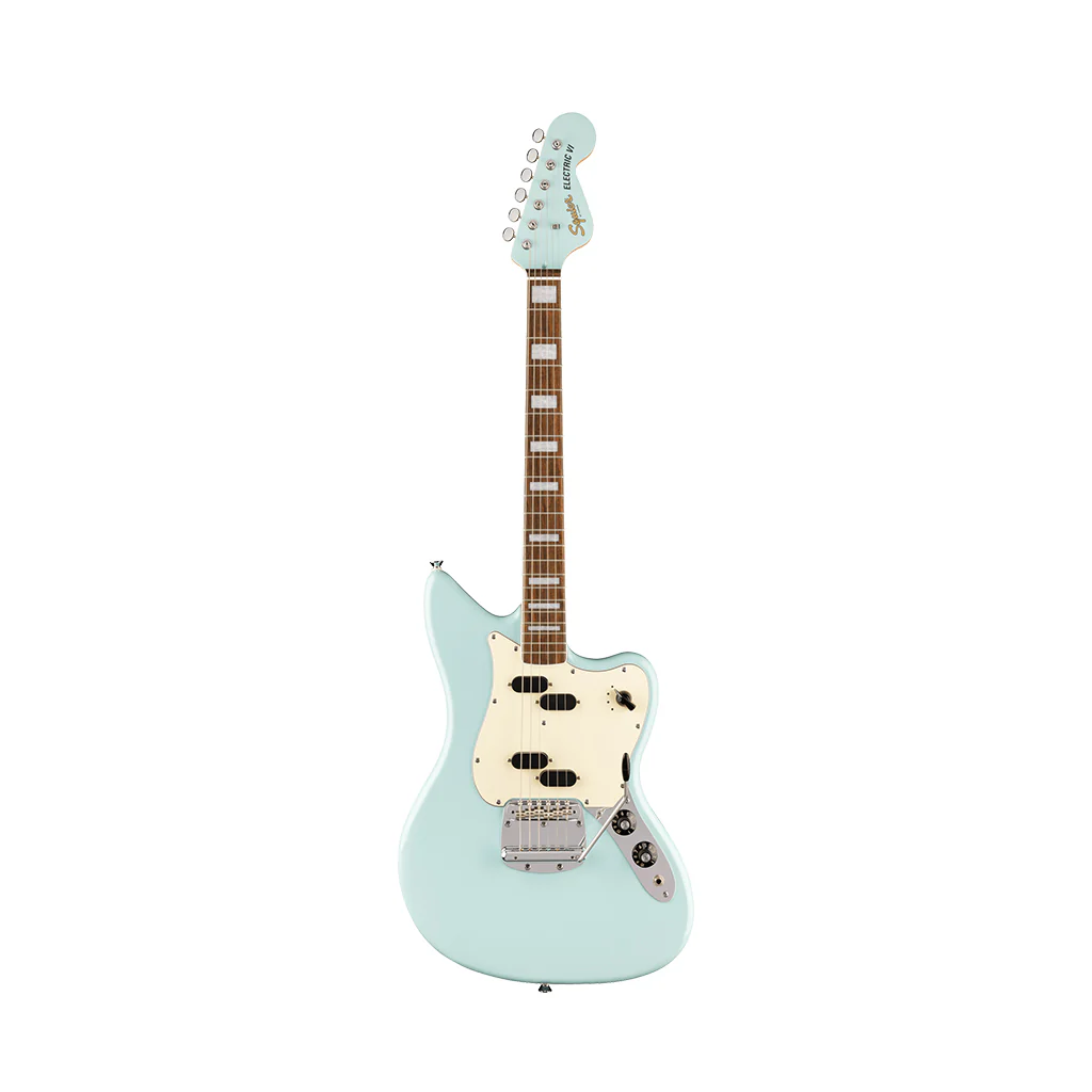 Squier Paranormal Electric VI Laurel Fingerboard Electric Guitar - Daphne Blue - Image 2