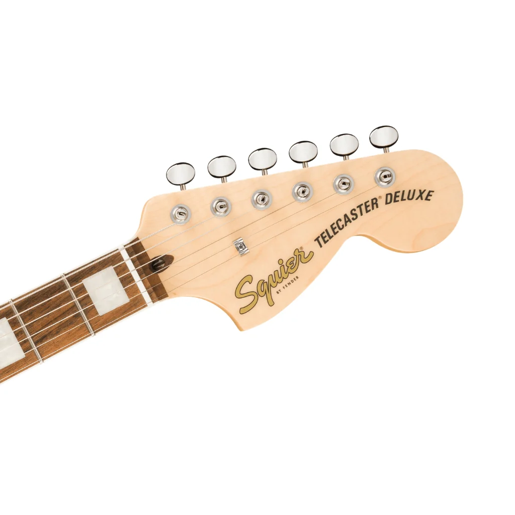 Squier Paranormal Troublemaker Telecaster Deluxe Bigsby Electric Guitar - Black, Laurel Fingerboard - Image 5