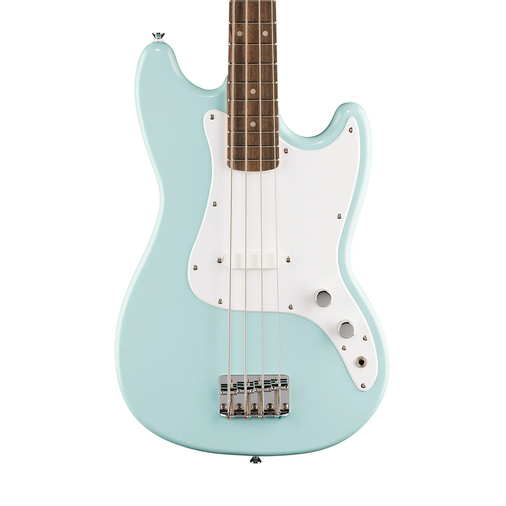 Squier Sonic Bronco Bass Laurel Fingerboard Bass Guitar - Daphne Blue