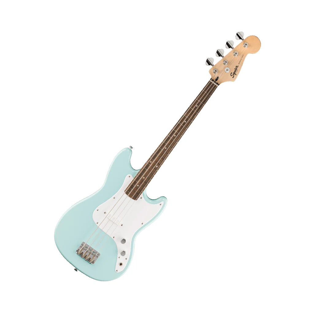 Squier Sonic Bronco Bass Laurel Fingerboard Bass Guitar - Daphne Blue - Image 7