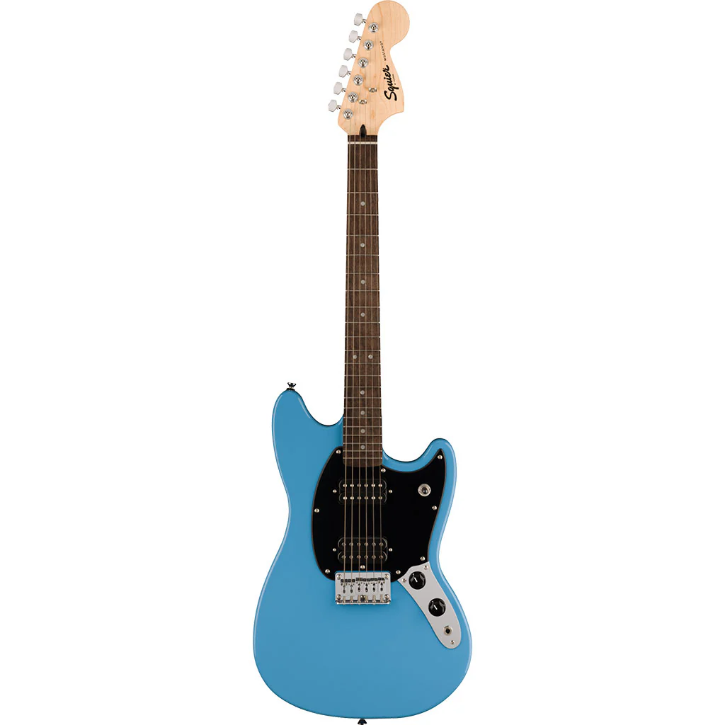 Squier Sonic Mustang HH in California Blue - Image 2