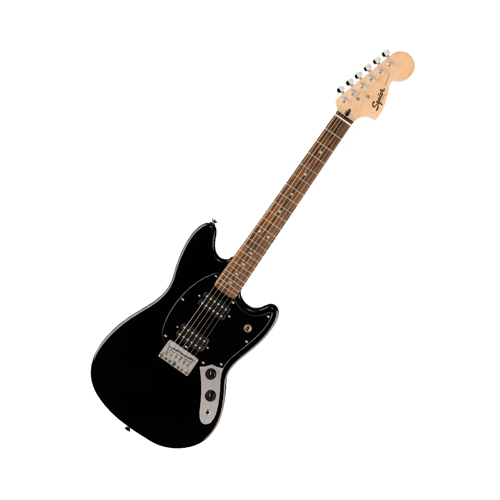 Squier Sonic Mustang HH Laurel Fingerboard Electric Guitar - Black - Image 8
