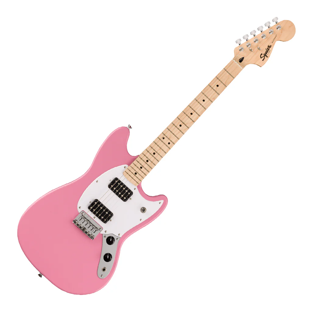 Squier Sonic Mustang HH in Flash Pink - Image 7