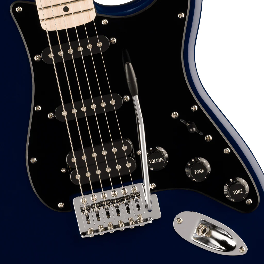 Squier Sonic Stratocaster HSS Maple Fingerboard Electric Guitar - Midnight Blue - Image 7