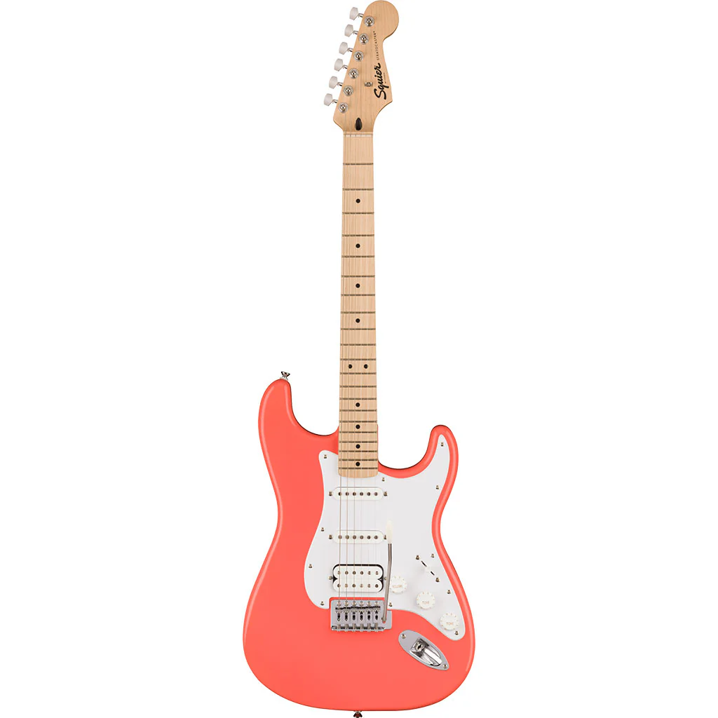 Squier Sonic Stratocaster HSS in Tahitian Coral - Image 2