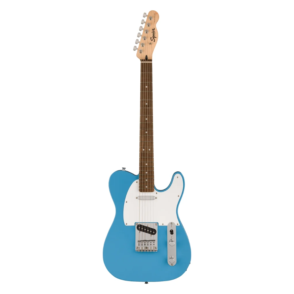 Squier Sonic Telecaster, Laurel Fingerboard, White Pickguard, California Blue - Image 2