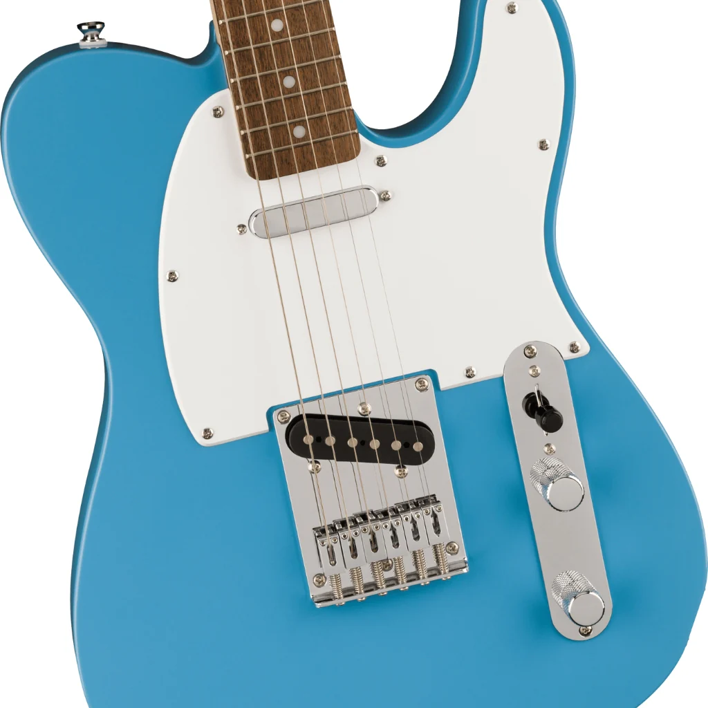 Squier Sonic Telecaster, Laurel Fingerboard, White Pickguard, California Blue - Image 7