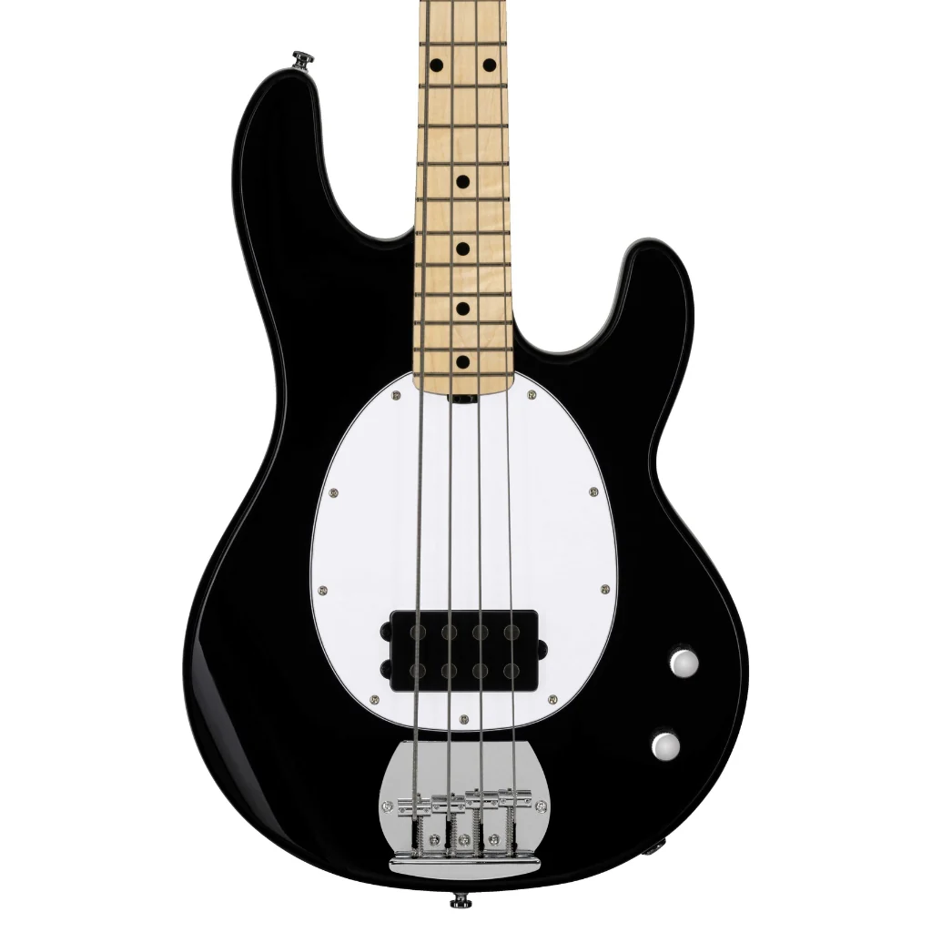Sterling by Music Man Ray2 StingRay Bass - Black with Maple Neck