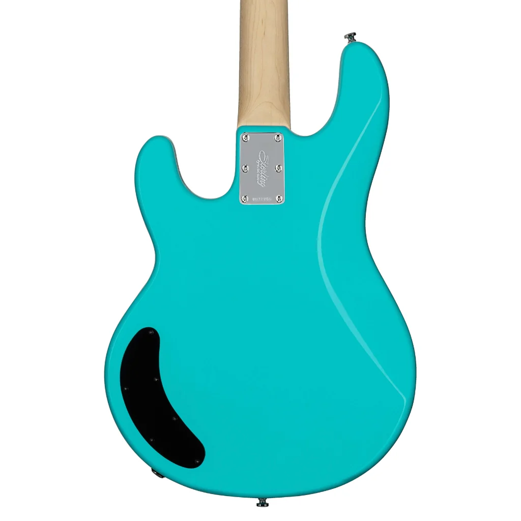 Sterling by Music Man Ray2 StingRay Bass - Electric Blue with Amaranth Neck - Image 2