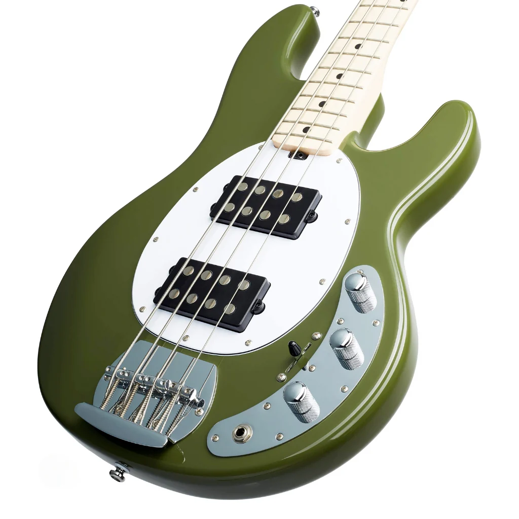 Sterling By Music Man StingRay RAY4HH Bass Guitar - Olive - Image 7