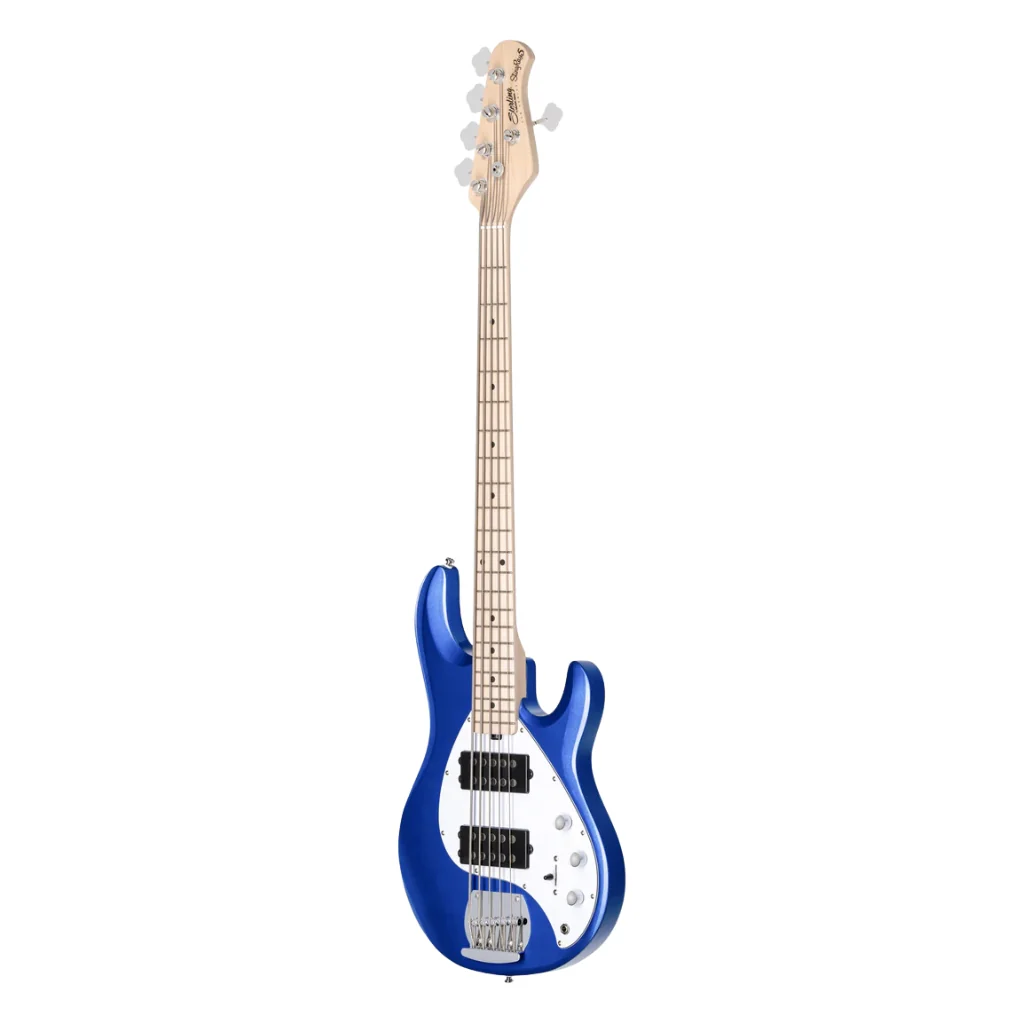 Sterling By Music Man StingRay RAY5HH 5-String Bass Guitar - Cobra Blue - Image 5