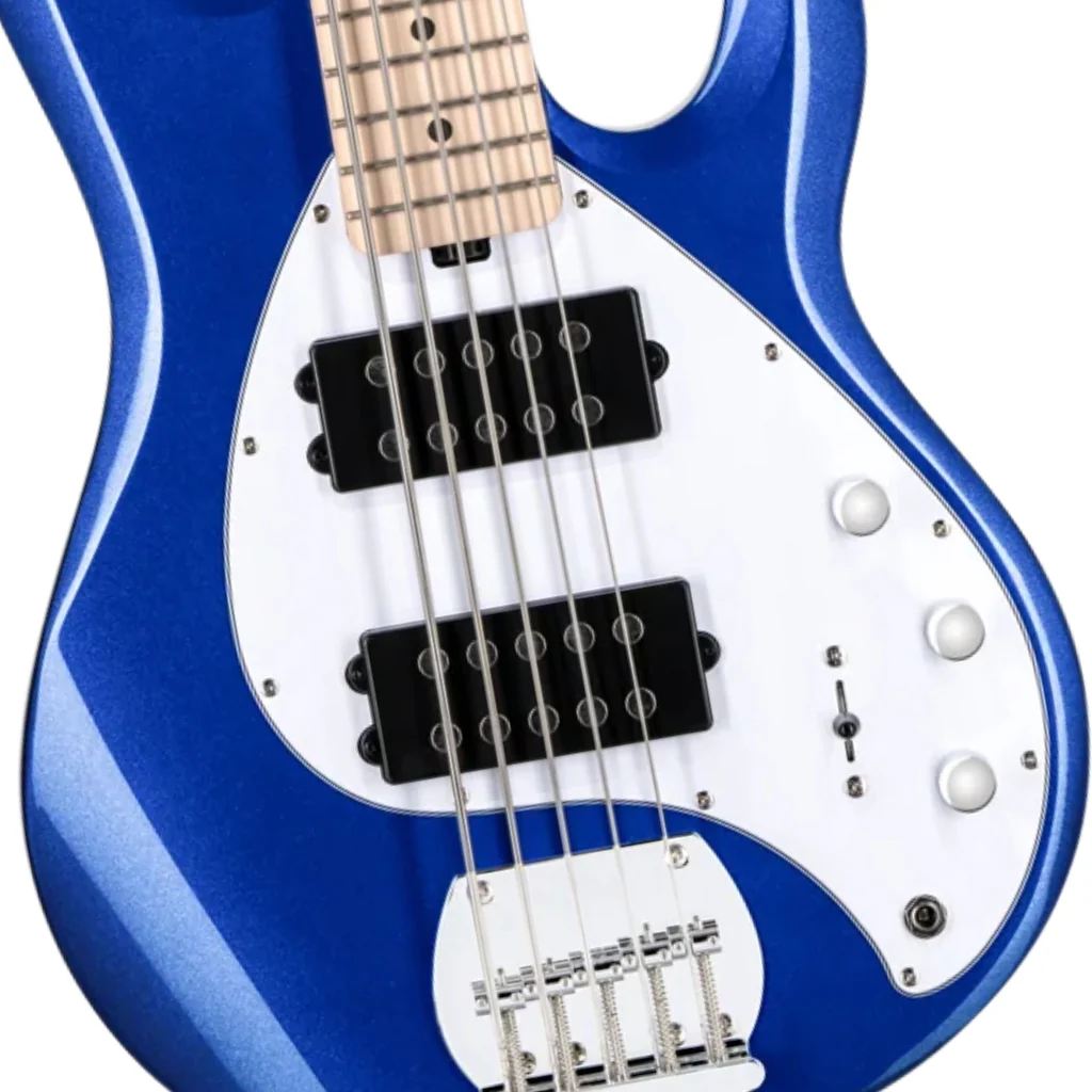 Sterling By Music Man StingRay RAY5HH 5-String Bass Guitar - Cobra Blue - Image 8