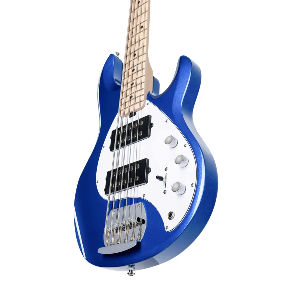 Sterling By Music Man StingRay RAY5HH 5-String Bass Guitar - Cobra Blue - Image 9
