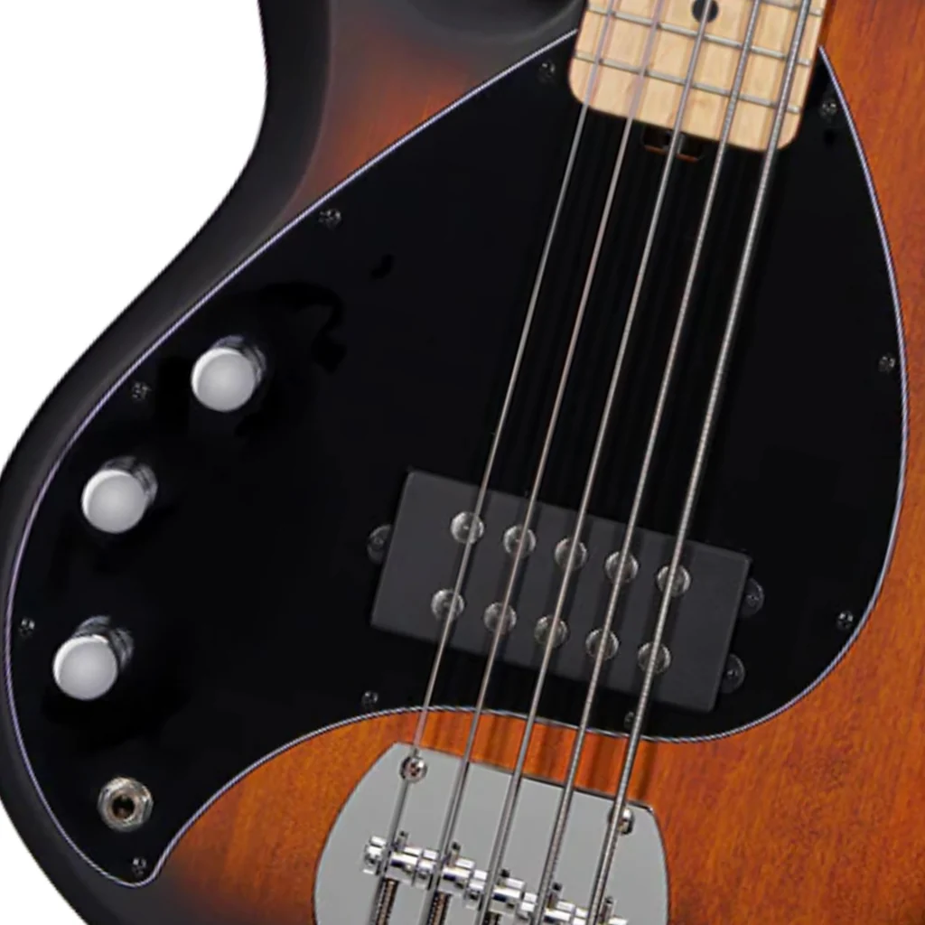 Sterling Ray 5 Left Hand - Vintage Sunburst - Maple Neck - Image 6