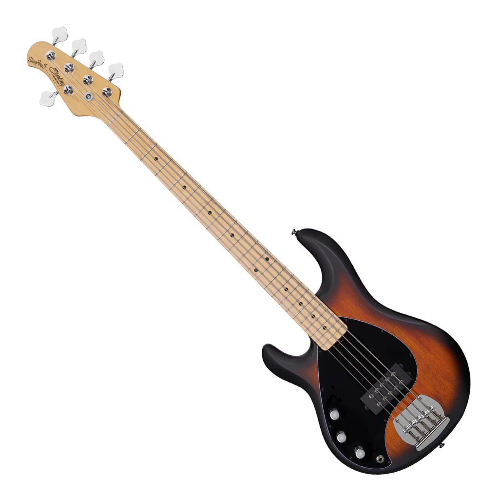 Sterling Ray 5 Left Hand - Vintage Sunburst - Maple Neck - Image 7