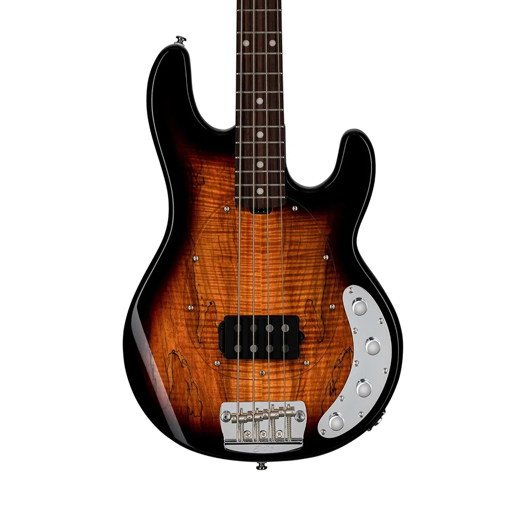 Sterling RAY34 Spalted Maple - 3-Tone Sunburst