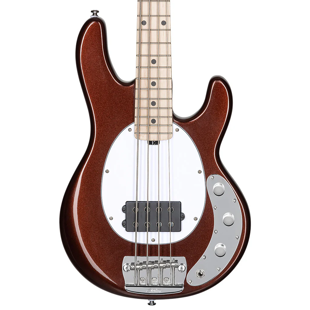Sterling Ray4SS-DCP-M1 Short Scale Bass Guitar - Dropped Copper