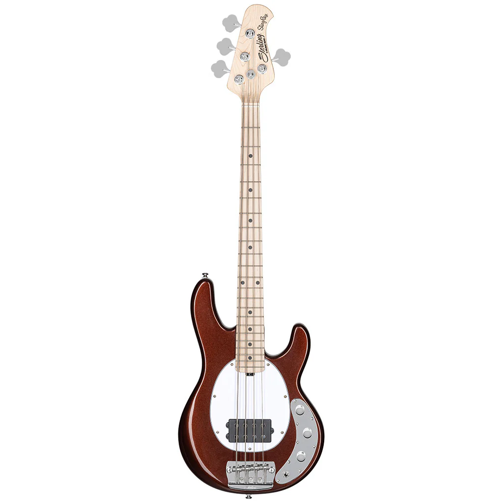 Sterling Ray4SS-DCP-M1 Short Scale Bass Guitar - Dropped Copper - Image 2