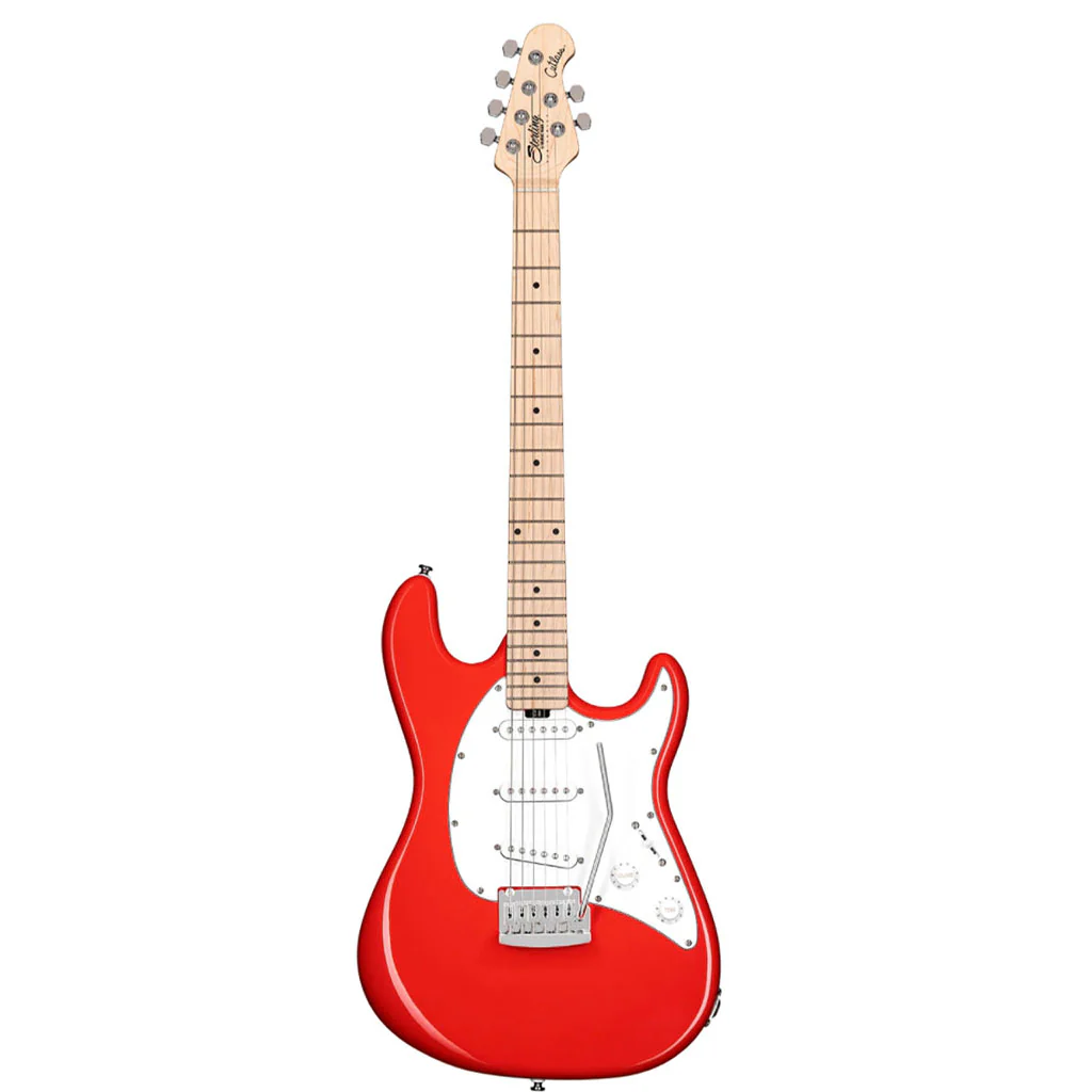 Sterling Sub Cutlass SSS - Fiesta Red- Maple Neck - Image 2