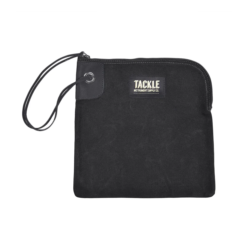Tackle Zippered Accessory Bag - Black
