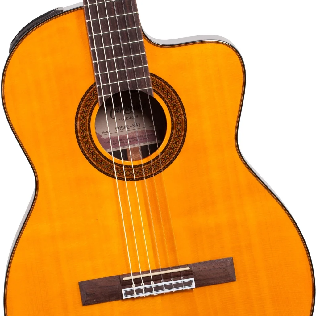 Takamine GC5CE Nylon String Acoustic-Electric Guitar - Natural - Image 7