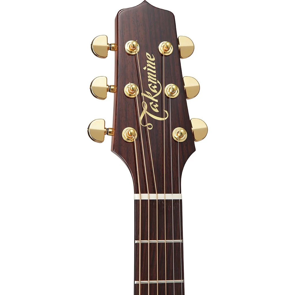 Takamine P5DC-WB Dreadnought Acoustic Guitar- Whiskey Brown - Image 3