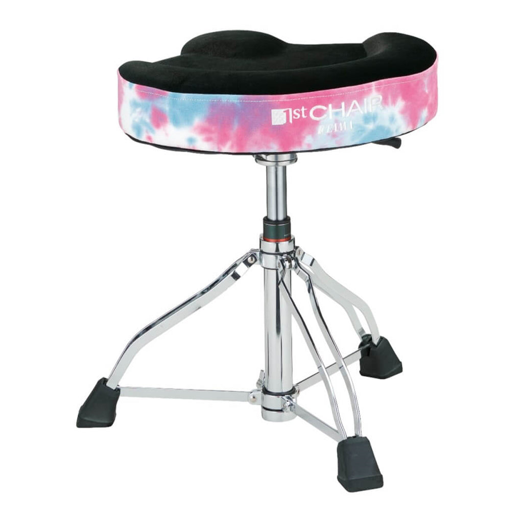 Tama 1st Chair Glide Rider Drum Throne - Fluorescent Pink Sky