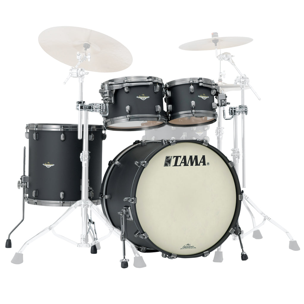 Tama Starclassic Maple 4-Piece Shell Pack with 22" Bass Drum - Flat Black