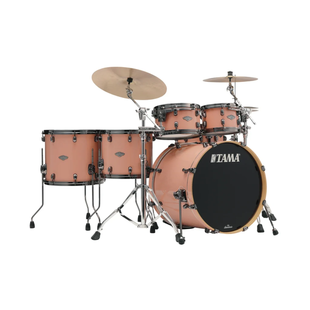 TAMA Starclassic Performer 5-Piece Shell Pack - Dusty Rose, Hyper-Drive Configuration & Black Nickel Shell Hardware