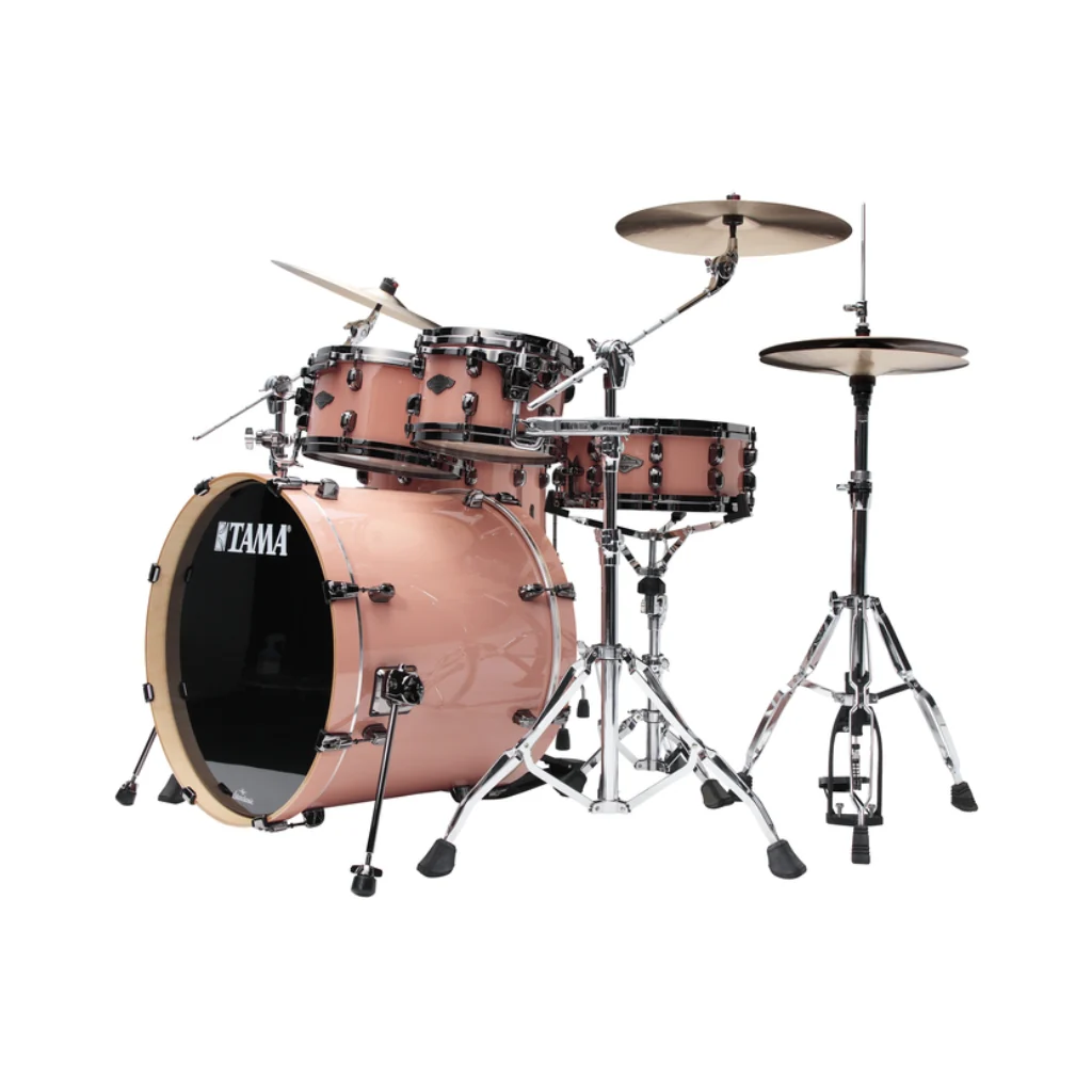 TAMA Starclassic Performer 5-Piece Shell Pack - Dusty Rose, Hyper-Drive Configuration & Black Nickel Shell Hardware - Image 2