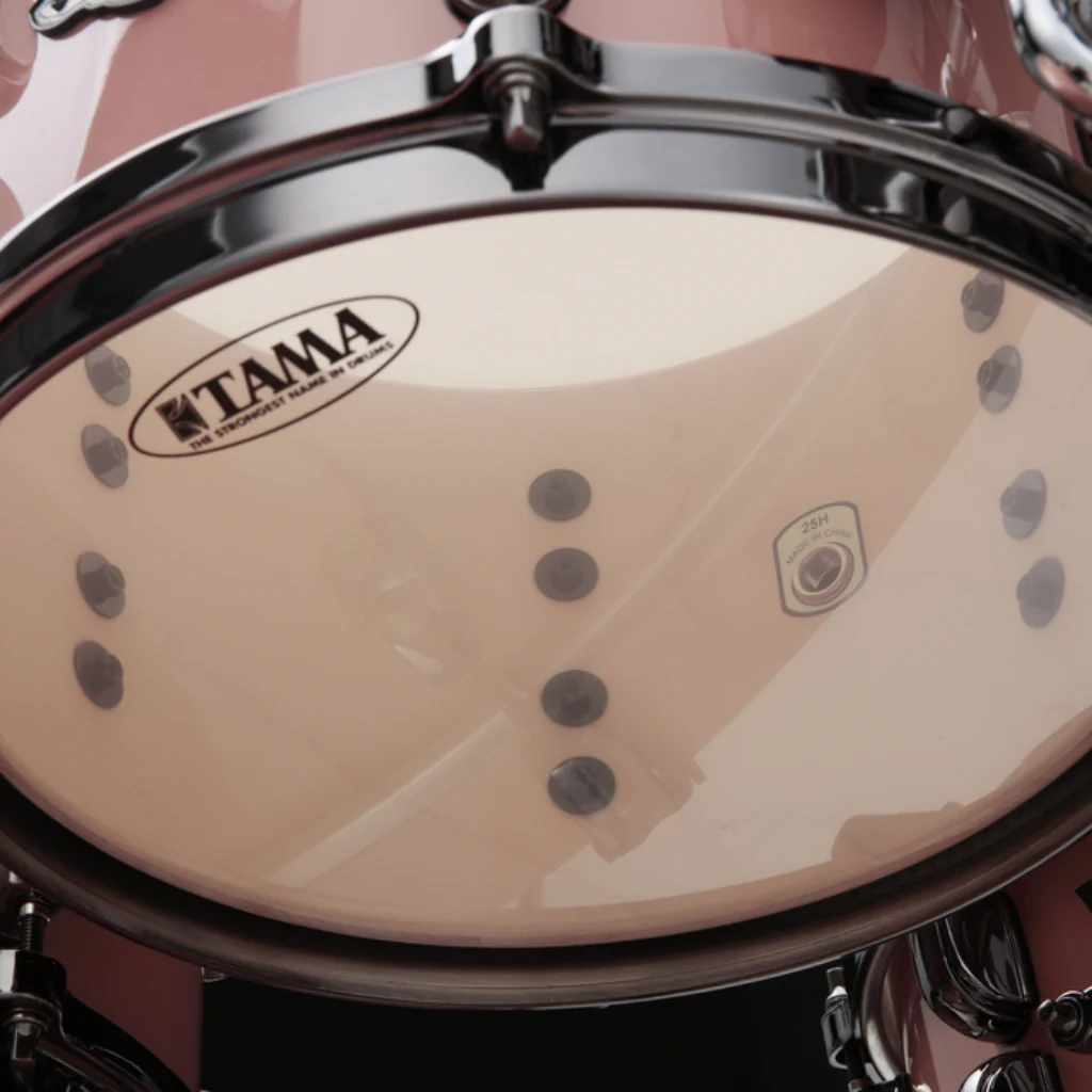 TAMA Starclassic Performer 5-Piece Shell Pack - Dusty Rose, Hyper-Drive Configuration & Black Nickel Shell Hardware - Image 5