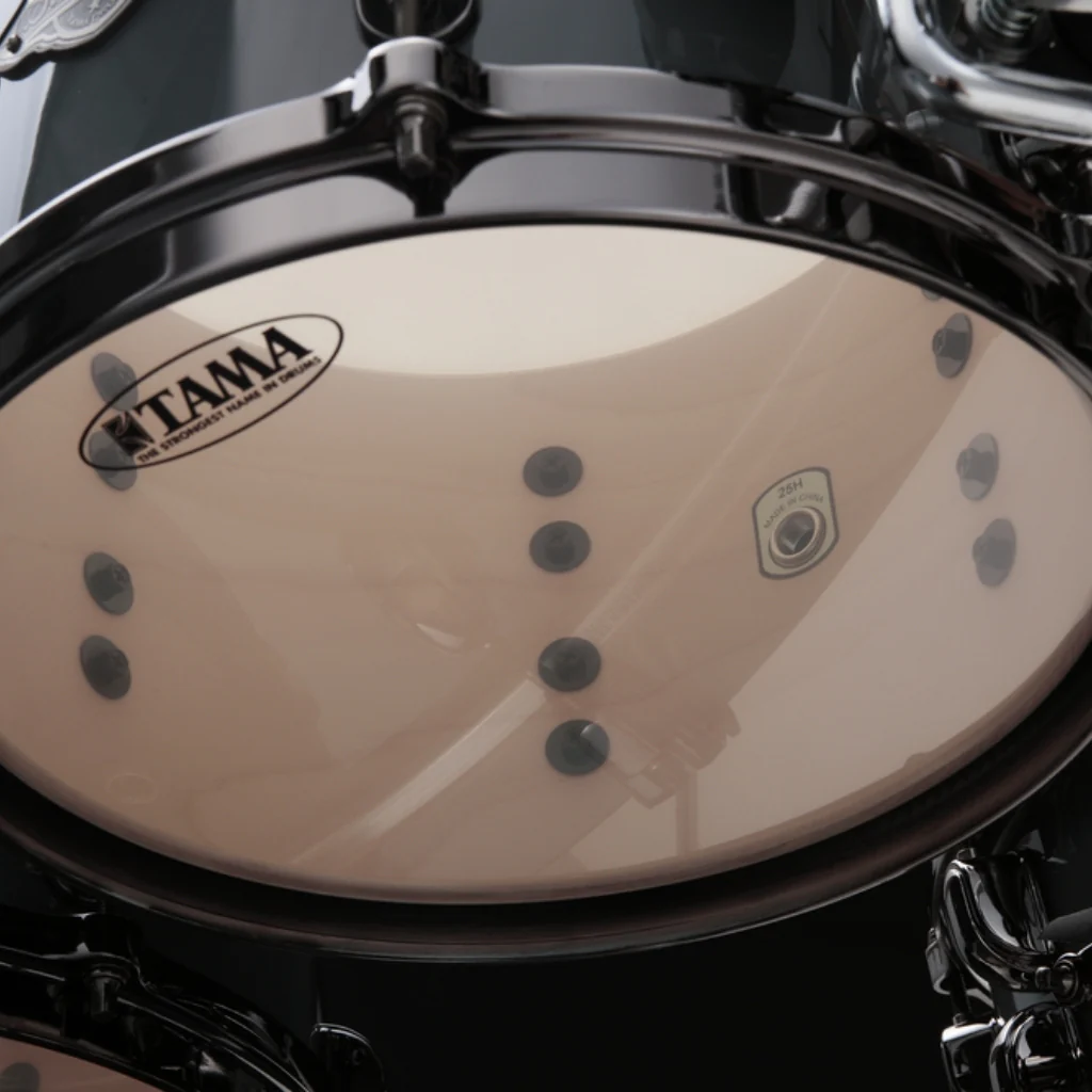 TAMA Starclassic Performer 5-Piece Shell Pack - Smoky Grey, Hyper-Drive Configuration & Black Nickel Shell Hardware - Image 5