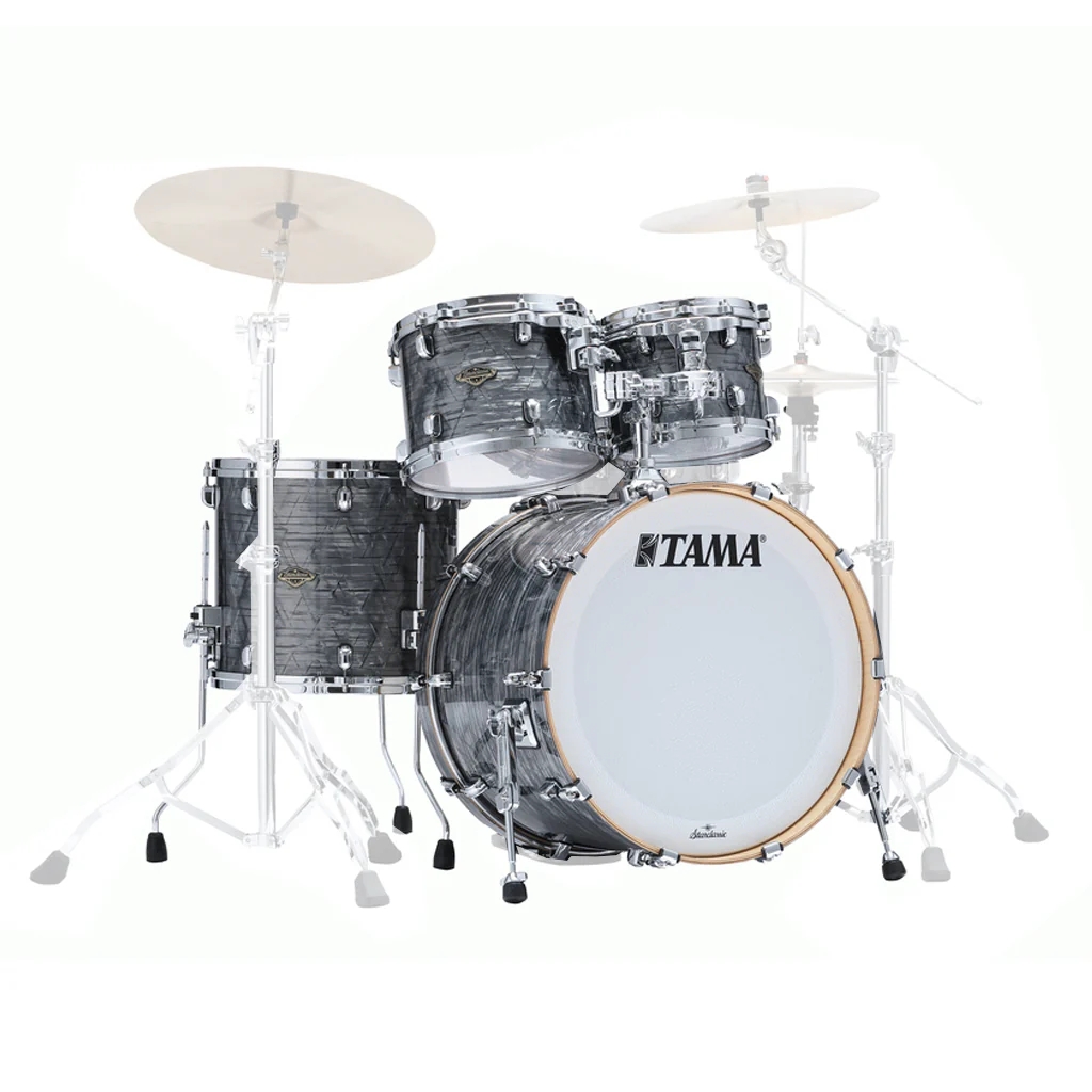 Tama WBR42S Starclassic Walnut/Birch 4-Piece Shell Pack with 22" Bass Drum - Charcoal Onyx (No Hardware Included)