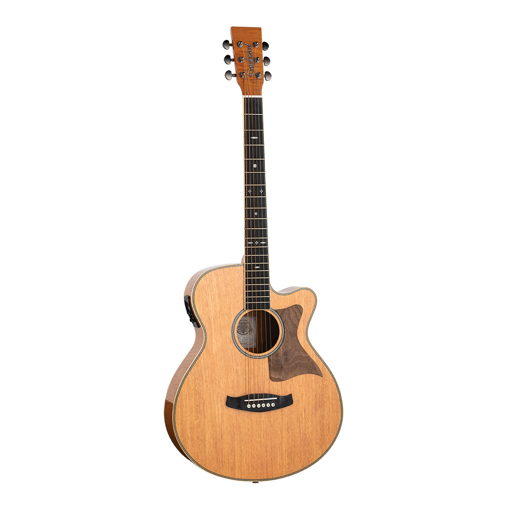 Tanglewood Reunion Pro SF C/E Flamed Mahogany Solid Spruce Top - Image 3