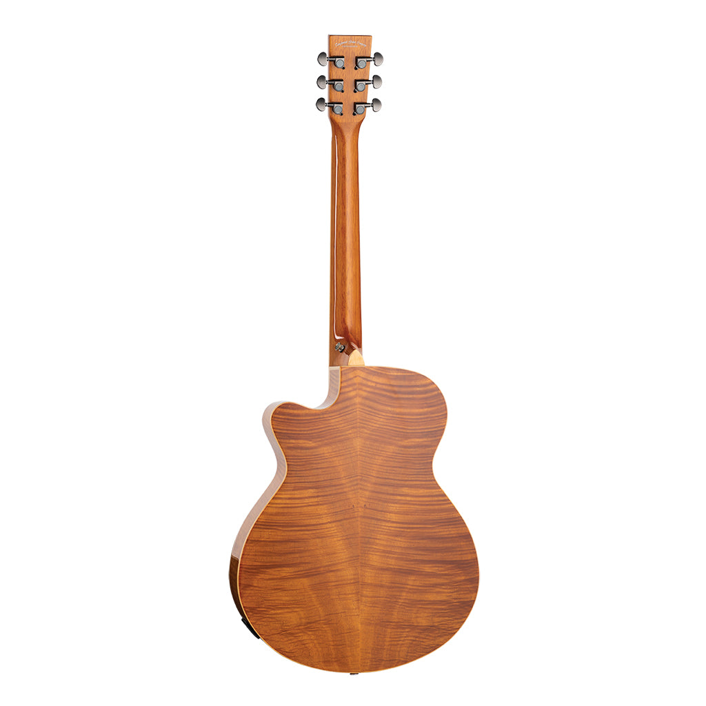 Tanglewood Reunion Pro SF C/E Flamed Mahogany Solid Spruce Top - Image 4