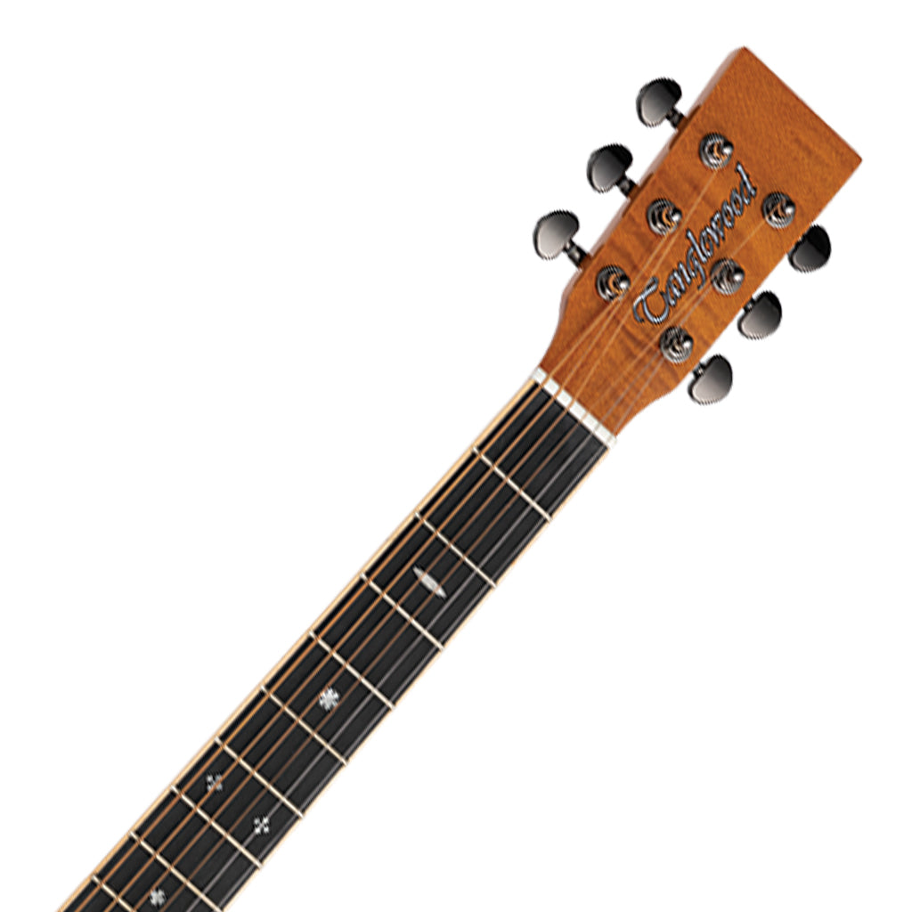 Tanglewood Reunion Pro SF C/E Flamed Mahogany Solid Spruce Top - Image 5