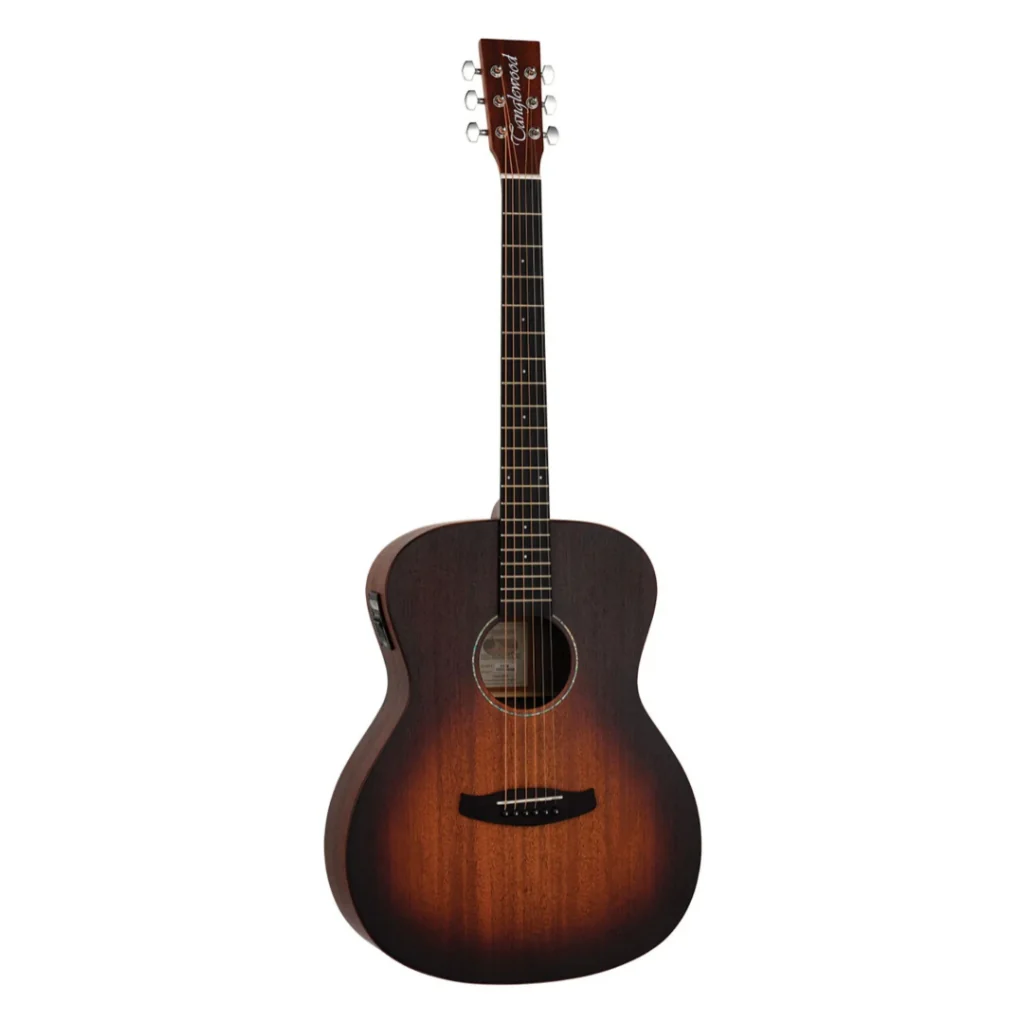 Tanglewood TC3-E Crossroads Orchestra with Pickup - Whiskey Burst Satin - Image 3