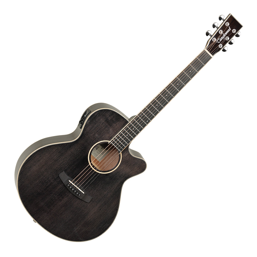 Tanglewood TW4BS Winterleaf SF C/E Black Shadow Gloss - Image 8