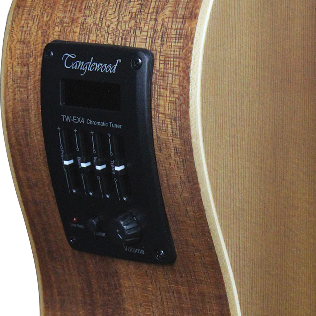 Tanglewood TWR2DCE Roadster II Dreadnought Cutaway With Pickup - Image 6