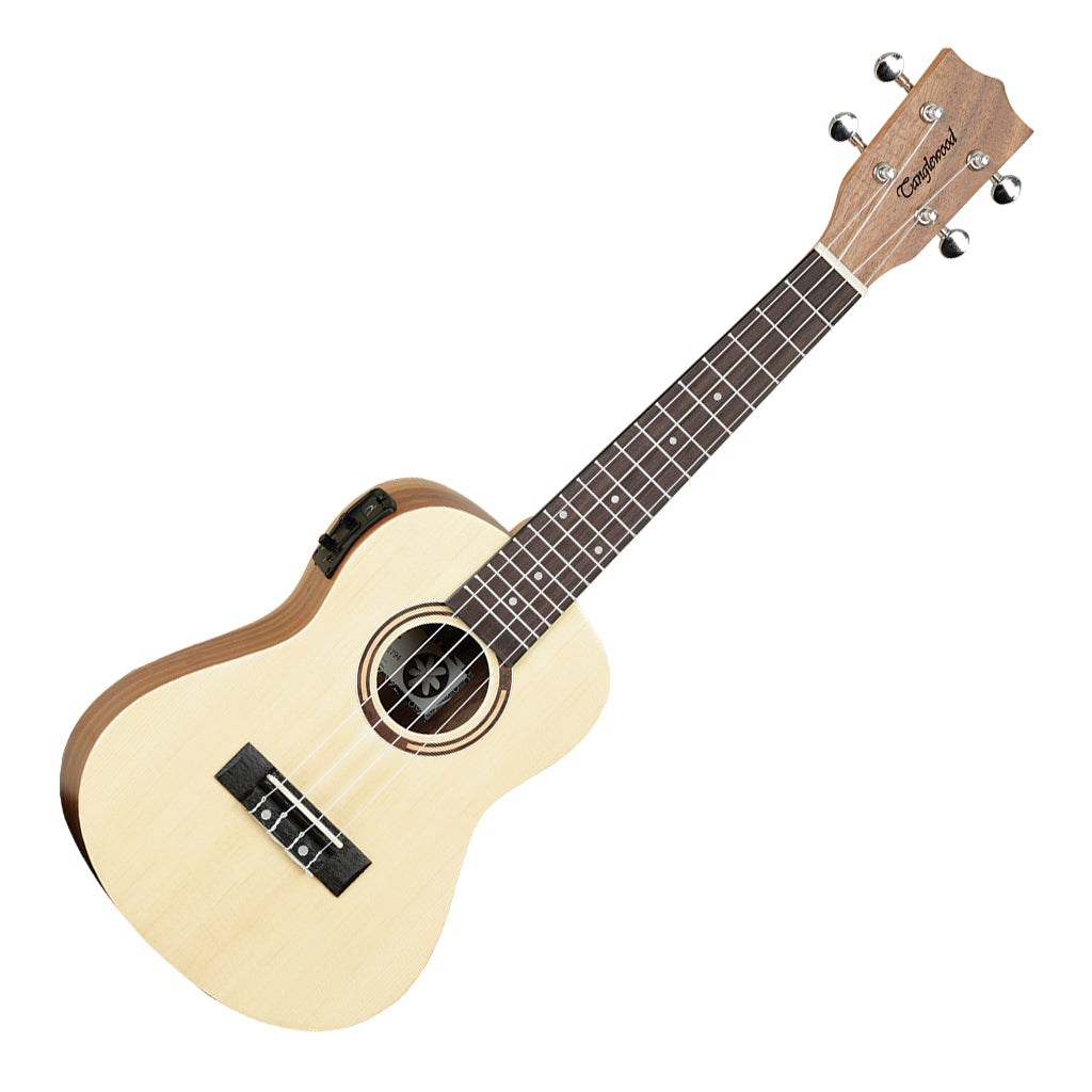 Tanglewood TWT9EB Tiare Concert Ukulele with Pickup Spruce Koa with Gig Bag - Image 8