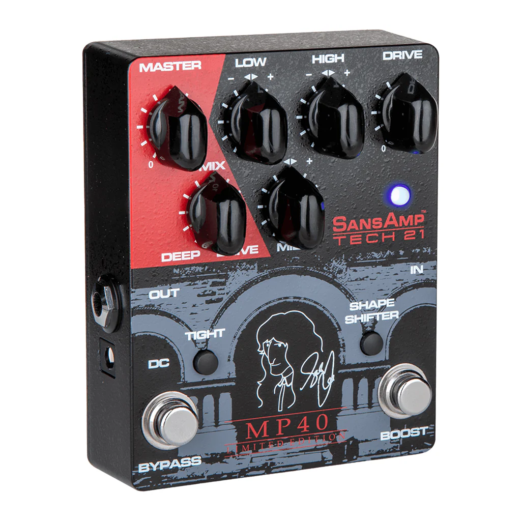 TECH 21 Sansamp MP40 Limited Edition Geddy Lee Signature 40th Anniversary 'Moving Pictures' Pedal - Image 2