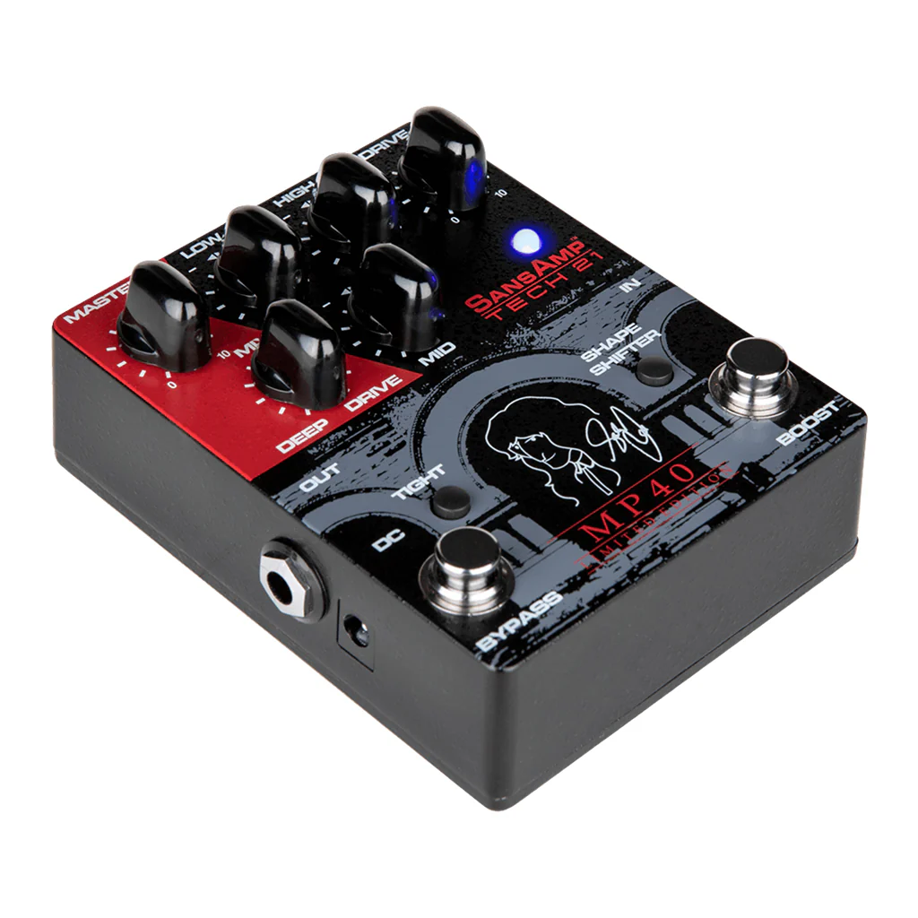 TECH 21 Sansamp MP40 Limited Edition Geddy Lee Signature 40th Anniversary 'Moving Pictures' Pedal - Image 3