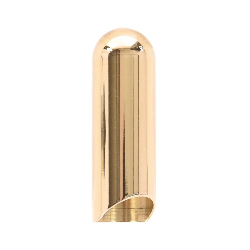 The Rock Slide Polished Brass Balltip Guitar Slide - Medium - Image 2