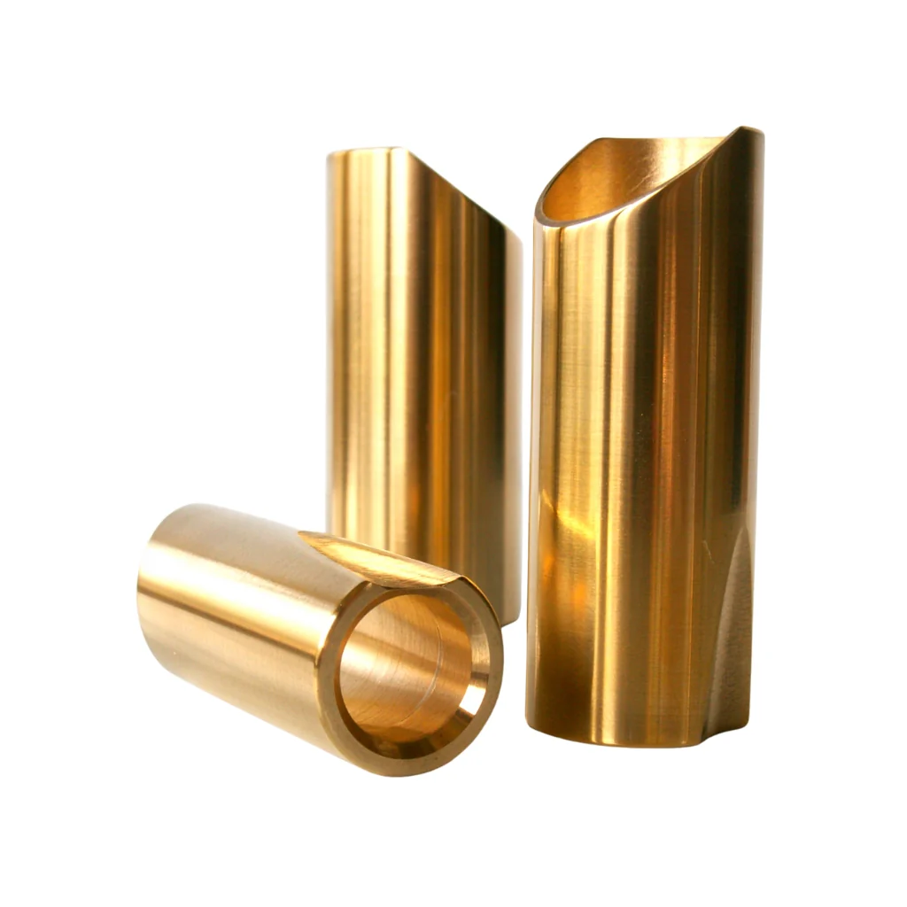 The Rock Slide Polished Brass Guitar Slide - Large - Image 2