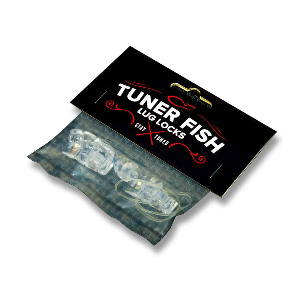 Tuner Fish Lug Locks Clear - 4 Pack