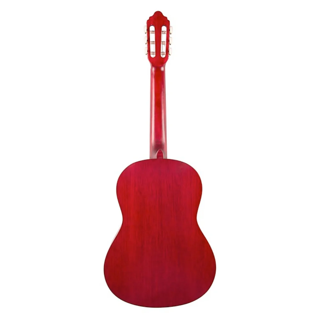 Valencia 200 Series 1/2 Size Classical Guitar, Transparent Wine Red - Image 4